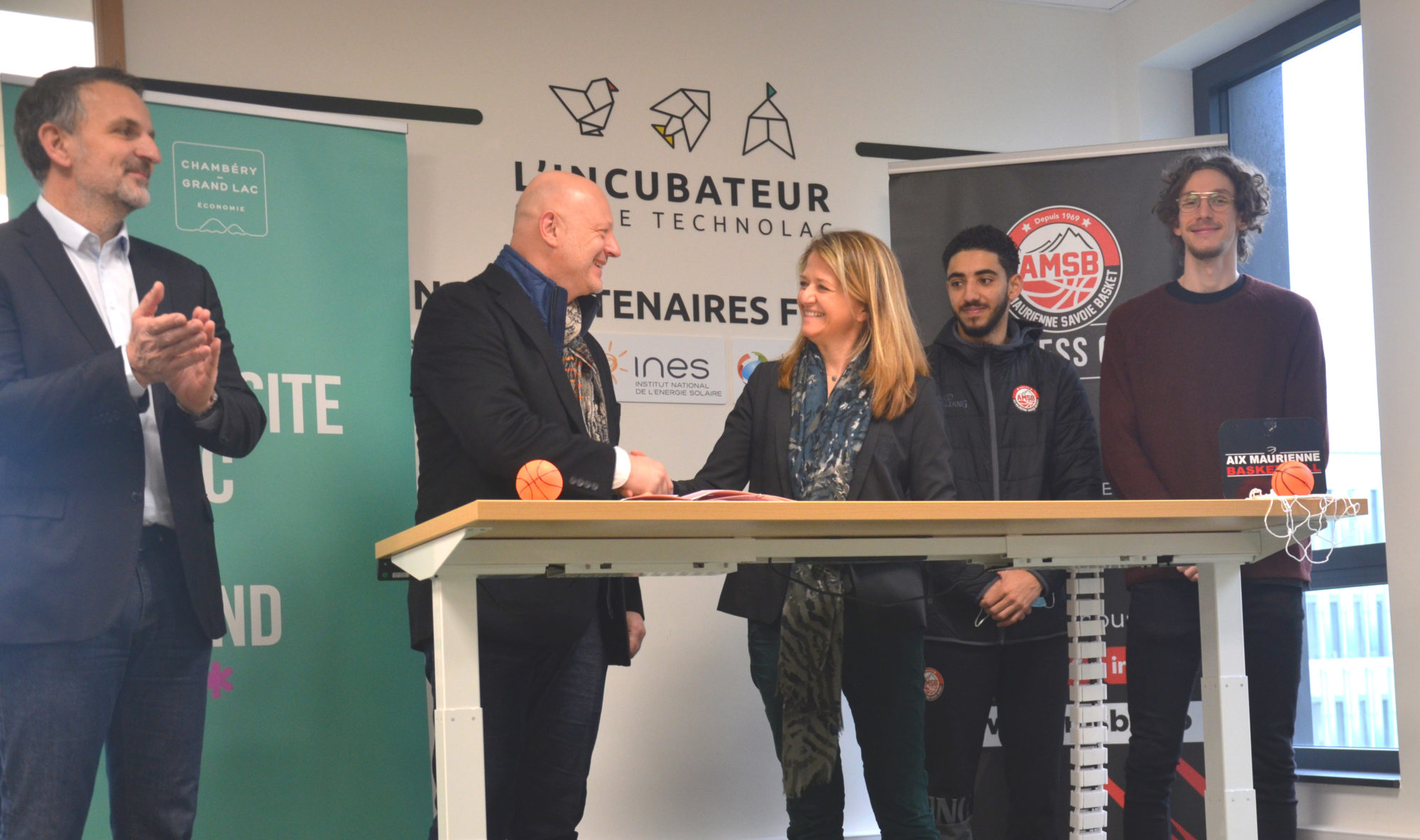 synergies possibles entre Chambéry–Grand Lac économie et Aix Maurienne Savoie Basket