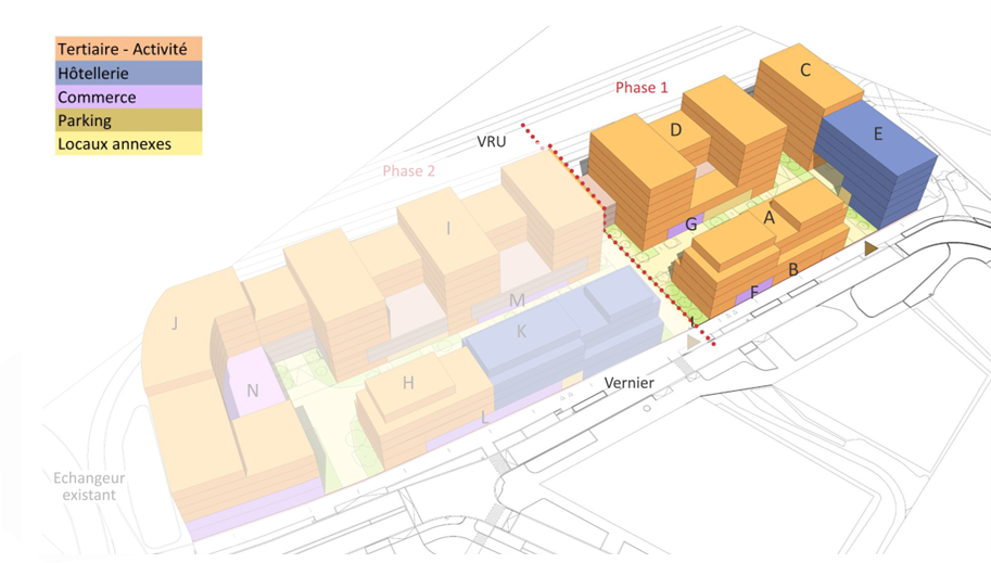 Plan de composition lot vitrine 1 Cassine